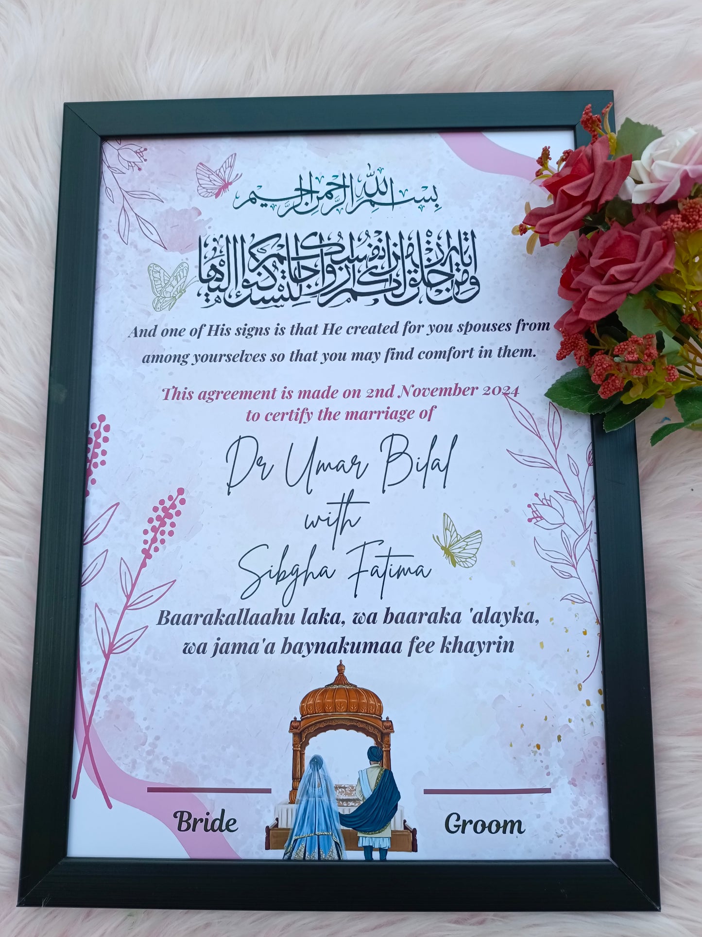 Customized Nikah Certificate | All Types