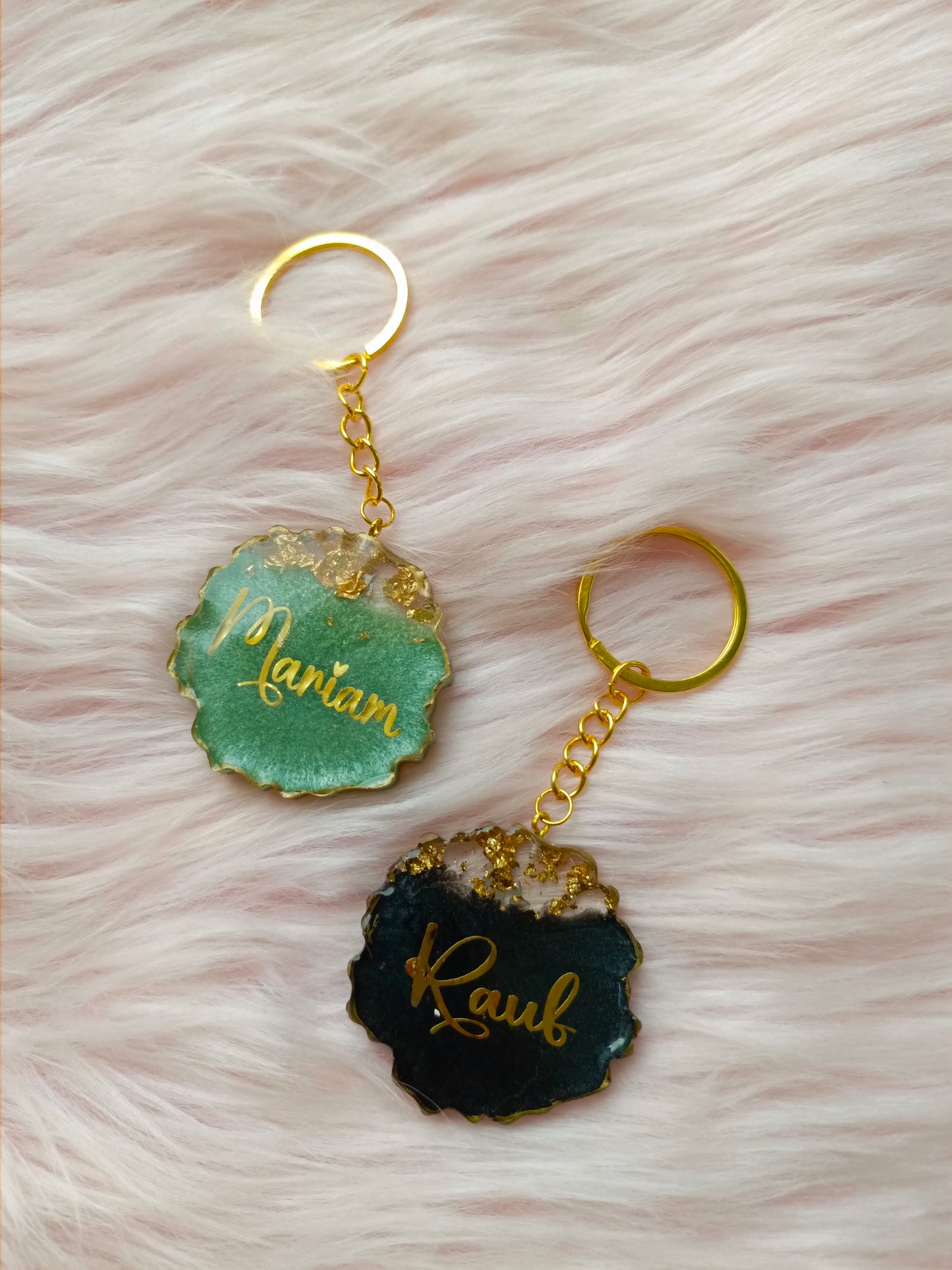 Customized Resin Key Chain | Ayat ul Kursi Variant