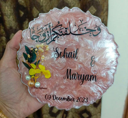 Customized Resin Plaque | 6 Inches Variant