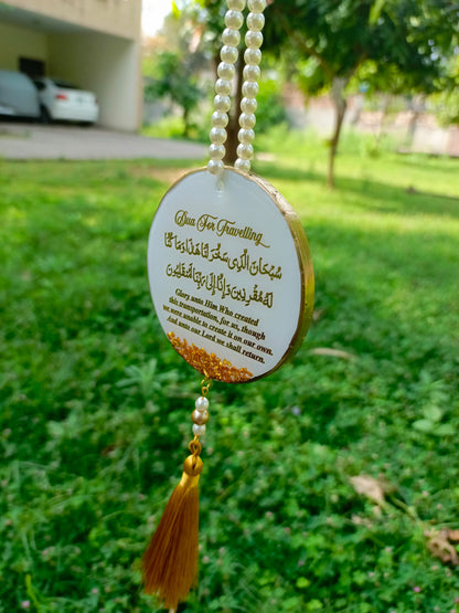 Customized 3 Inches Car Hanging | Golden Variant