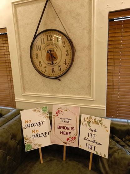 Customized Wedding Props Boards