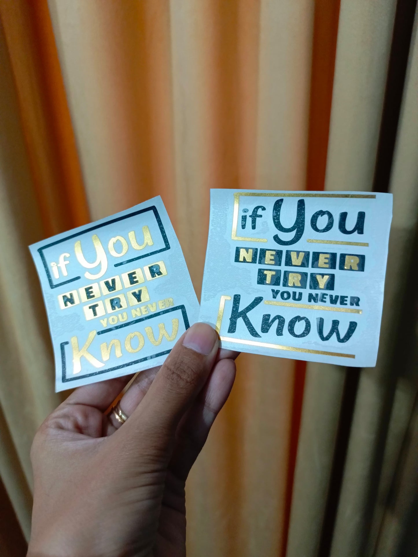 Customized Text Vinyl Stickers for Fridge Magnets | 2.5 Inches