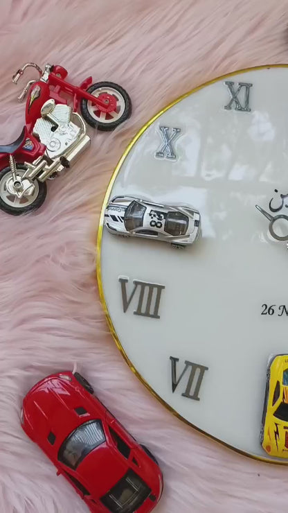 Customized Resin Wall Clock | Cars Variant