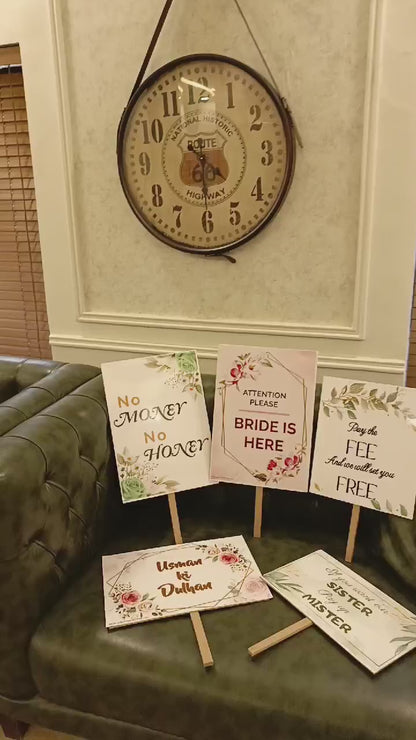 Customized Wedding Props Boards